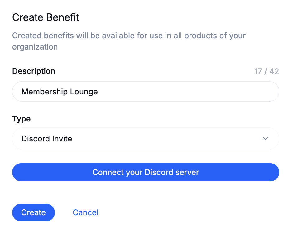 Discord Benefit - Connect Server