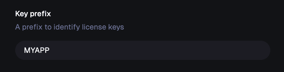 Set Brandable Key Prefix